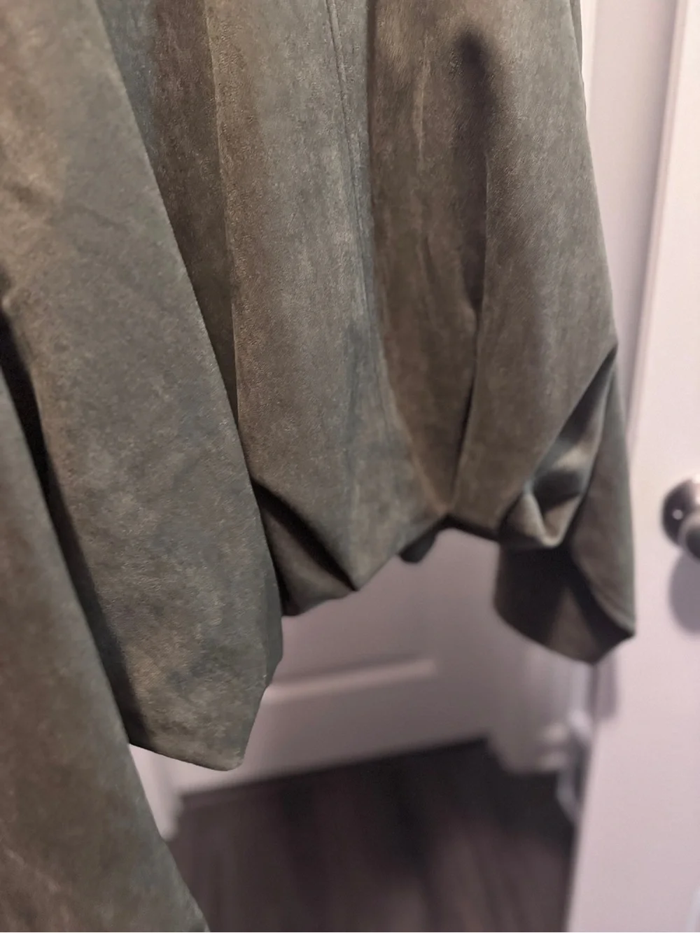 Zara Women's Olive Open Front Jacket Size Small